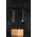 Black Onyx long Earrings