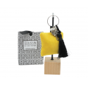 Scented Pillow Key Ring Fève tonka