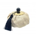 Beige and Gold Pouch Eden Fig