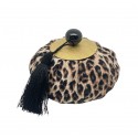 Aumônière Léopard Santal Mysore