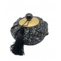 Autumn Flowers Pouch Tonka Bean