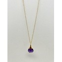 Collier Goutte Poétique Améthyste