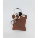 Scented Pillow Key Ring Fève tonka