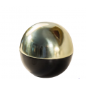 Black and Gold Sphere for Candle