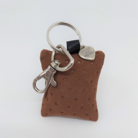 Scented Pillow Key Ring Fève tonka