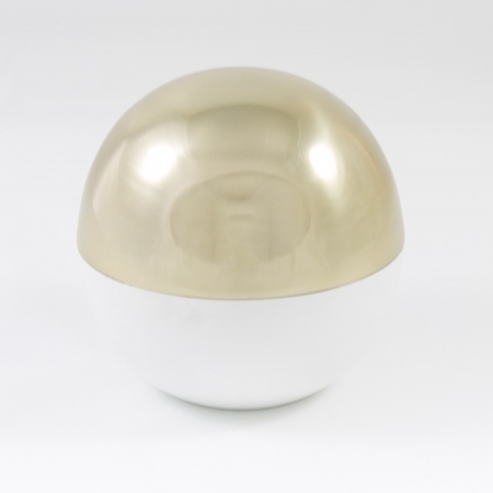 White & Gold Sphere for Candle