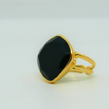 Black Onyx Elegance Ring