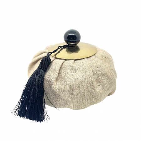 Aumônière Beige et Or Figue Eden