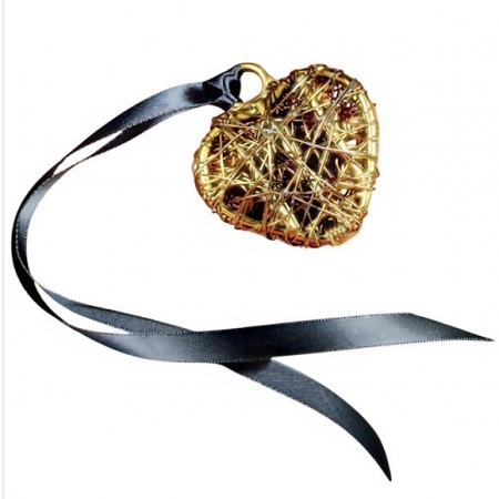 Magma Chic Small Heart in Gold Wire